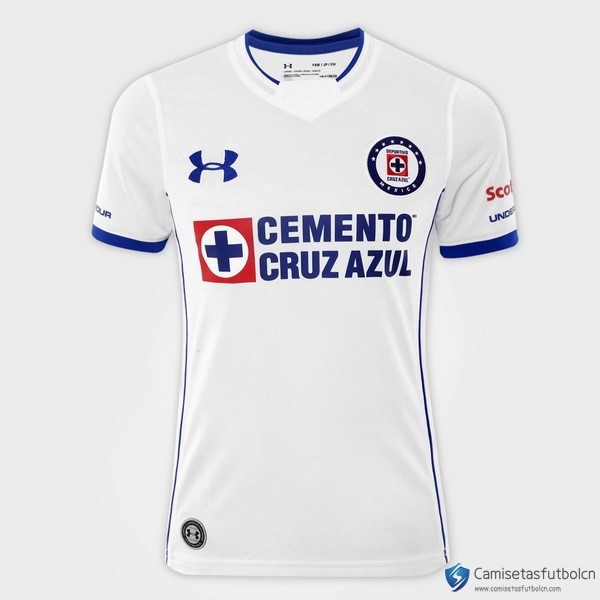 Camiseta Cruz Azul Segunda equipo Mujer 2017-18 Blanco